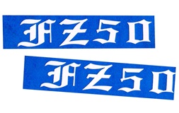 Stafferingssett gotisk, "FZ50", hvit