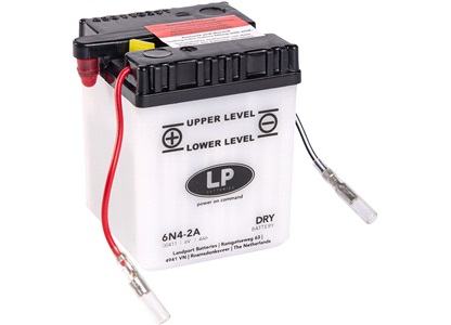 Batteri LP 6V-4Ah 6N4-2A Åben, K50