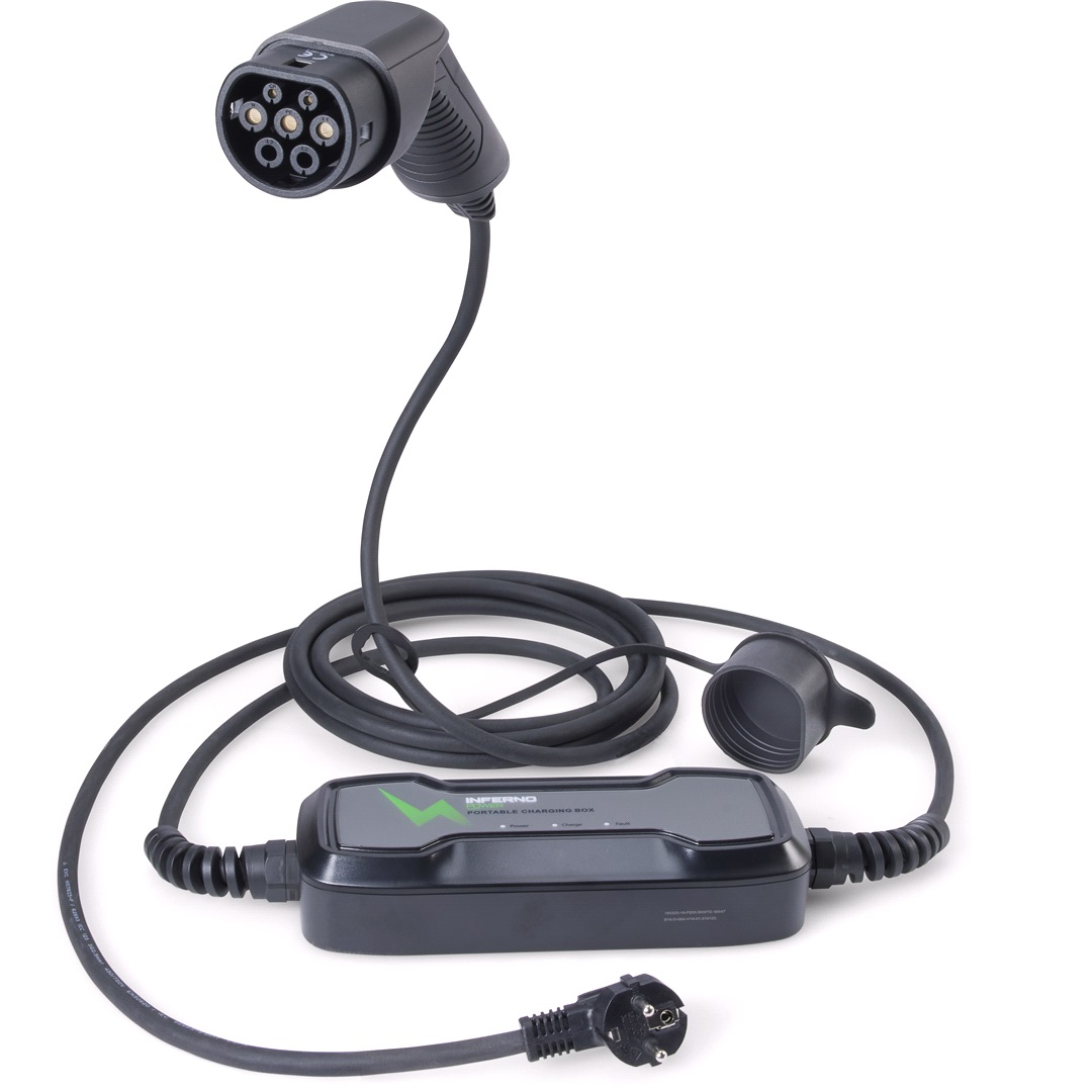 Inferno Laddkabel Typ 2 - 16A 5 m