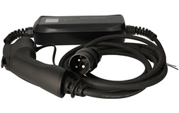Lader til elbil Type 1 til CEE 16A LCD