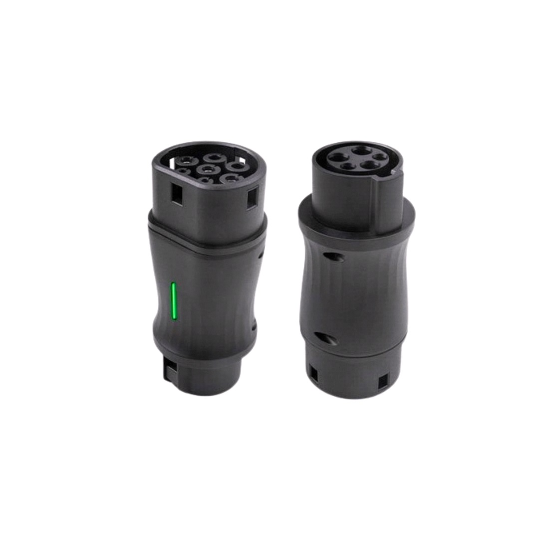 Inferno Adapter Type 1 Til Type 2 Til Ladekabel