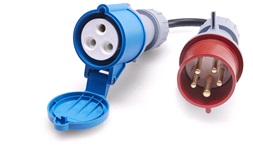 CEE adapter 5 polet til 3 polet