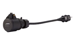 CEE til Schuko adapter 30 cm