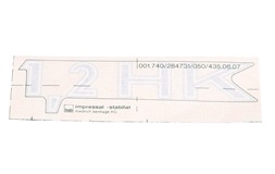 Staffering "1,2 HK" til tank