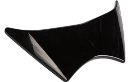 Bakspoilerpanel sort, SF3 4T