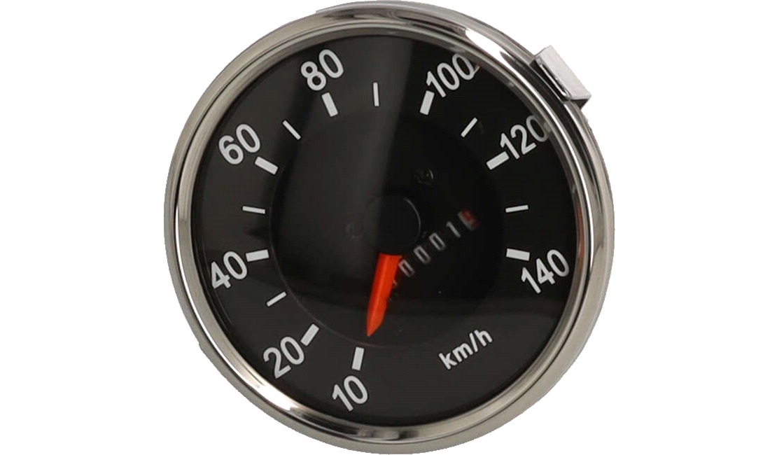  Speedometer Ø80mm "VDO" krom 140 km/t, Monza
