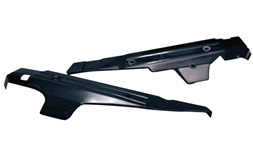 Sidedekselsett, sort, Maxi 2G