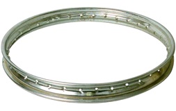 Felg 1.2 x 17, med vulst, P+K