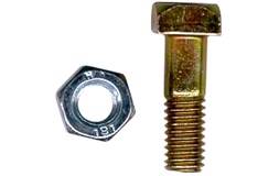 Bolt + mutter for baktannhjul, pr. stk.