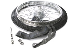 Bakhjul, komplett m/dekk og slange, Maxi