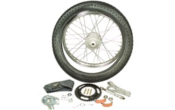 Bakhjul, komplett med ALT