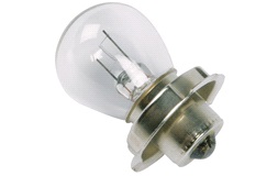Glödlampa, fram, klar, 6V-15W