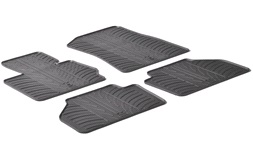 Bilmattor gummi BMW X3 2010-10/2017