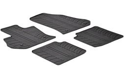 Bilmattor gummi Fiat 500L 2012-6/2017