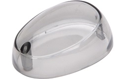 Blinklysglas for v.s. Ny model røgfarvet