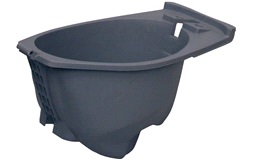 Plasttråg under sadel, original