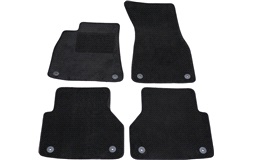 Bilmattor textil Audi A6 4d 2018-