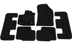 Bilmattor textil Dacia Lodgy 7prs. 2012-