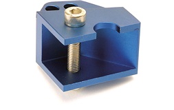 Stötdämparförlngare alu blå