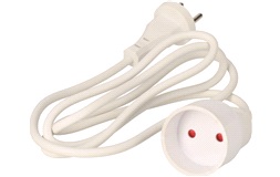 Forlængerkabel 1,5 m hvid