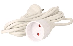 Forlængerkabel 3 m hvid