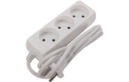 Stikdåse 3 udtag 1,5 m kabel
