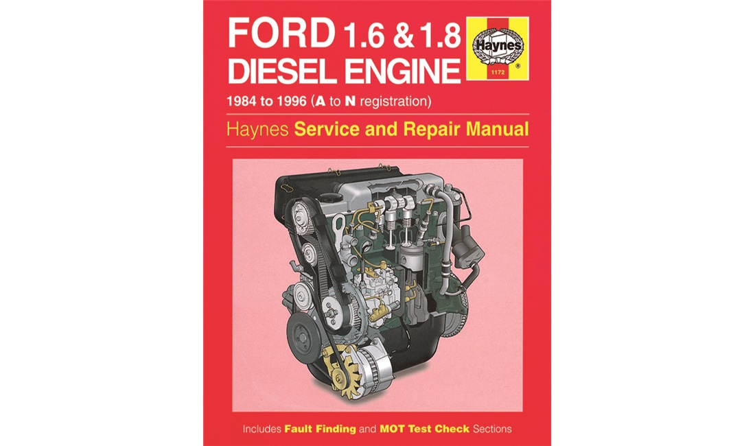  Rep. handbok Ford 1,6D/1,8D motorer 84-96