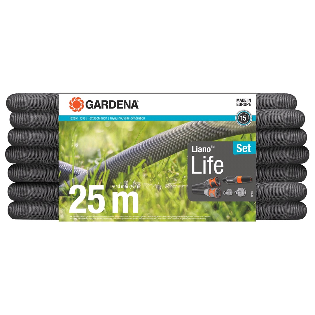 Gardena Gardena Liano Life textilslang 25 m 1/2"
