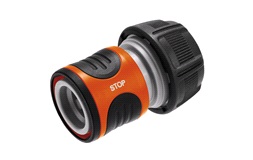 Slangekobling m. vandstop 3/4", Gardena