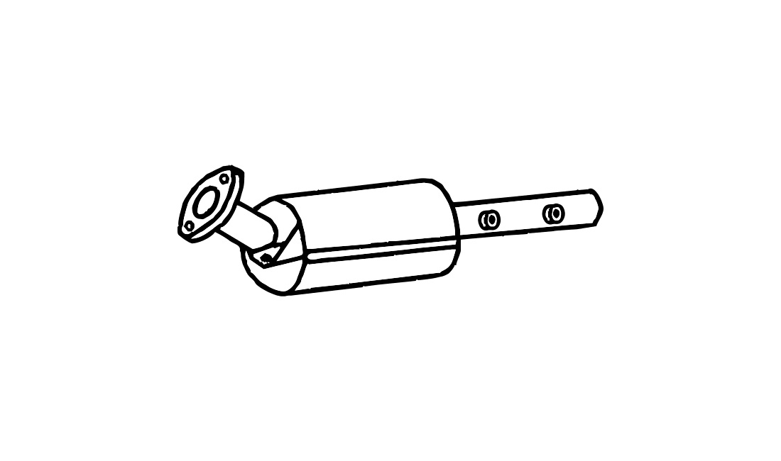  Sot-/ Partikelfilter, Eksosanlegg