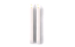 LED kronelys med timer 2 stk