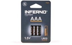 Alkaline batteri AAA 4-pk