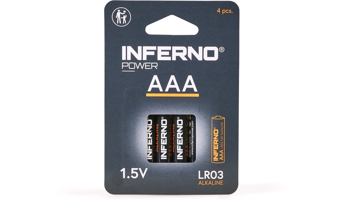  Alkaline batteri AAA 4-pack LR6