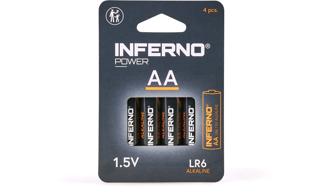  Alkaline batteri AA 4-pack LR6
