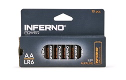 Alkaline batteri AA 10-pk