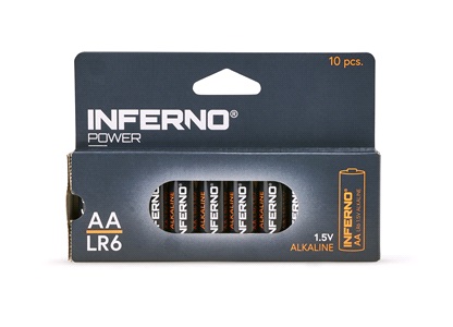Alkaline batteri AA 10-pk