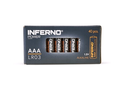 Alkaline batteri AAA 40-pak