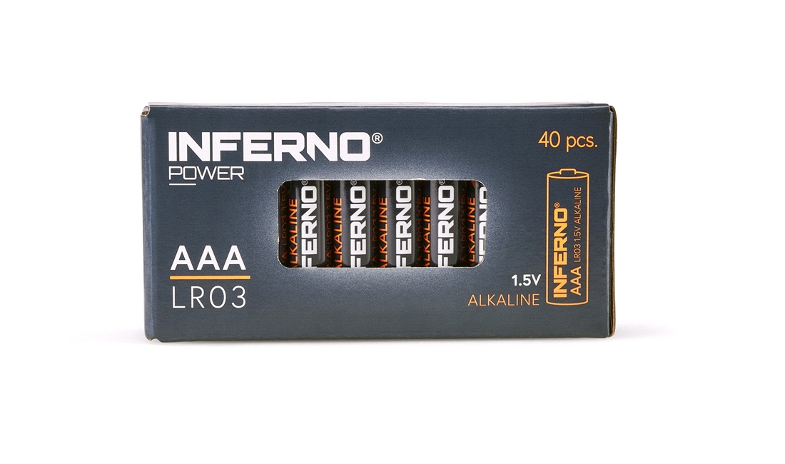  Alkaline batteri AAA 40-pak LR03