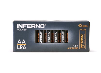 Alkaline batteri AA 40-pak