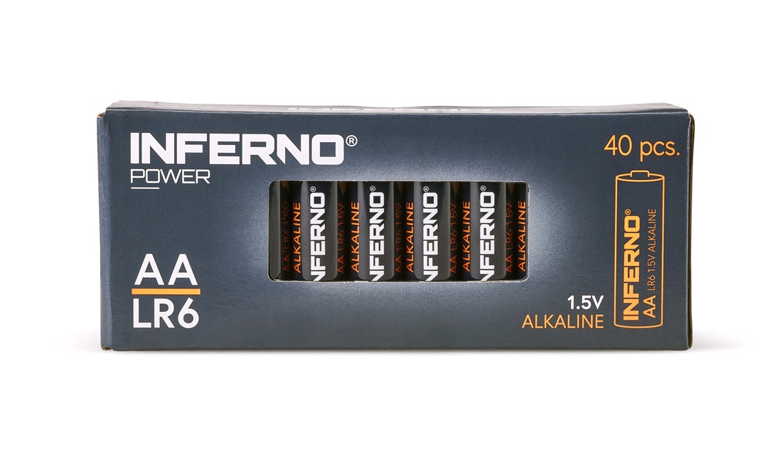  Alkaline batteri AA 40-pak LR06