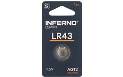 Alkaline knapcellebatteri LR43 / AG12