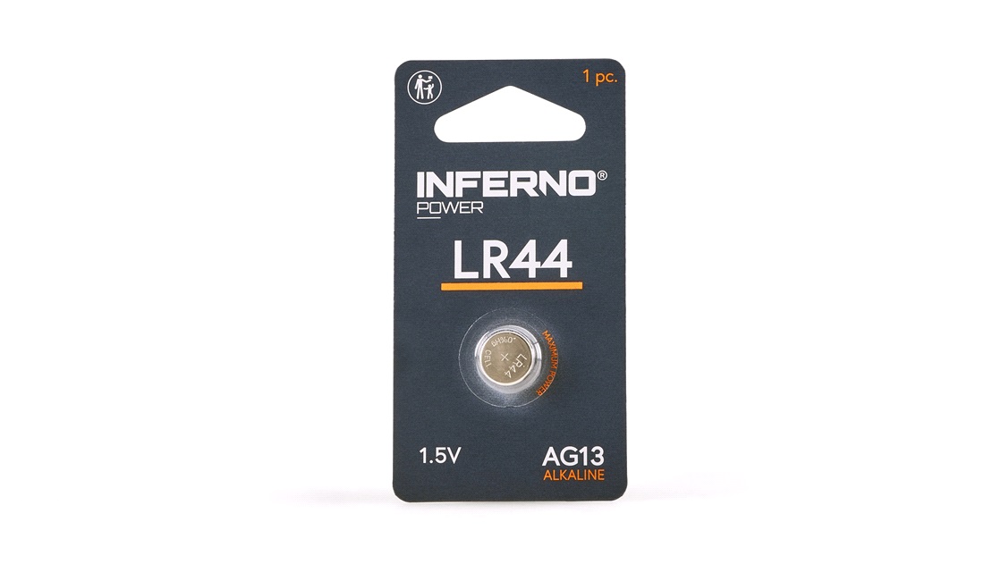  Alkaline knapcellebatteri LR44 / AG13 / A76