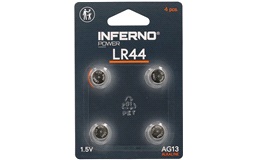 Alkaline knapcellebatteri LR44 4-pak
