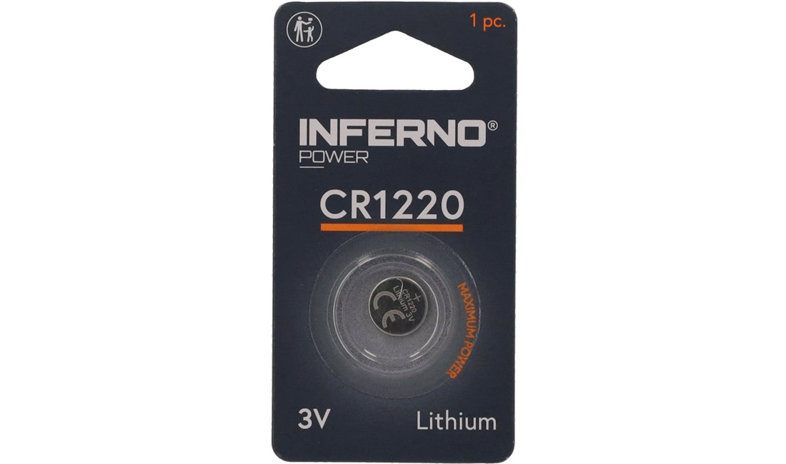  Lithium knapcellebatteri CR1220