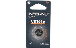 Lithium knapcellebatteri CR1616