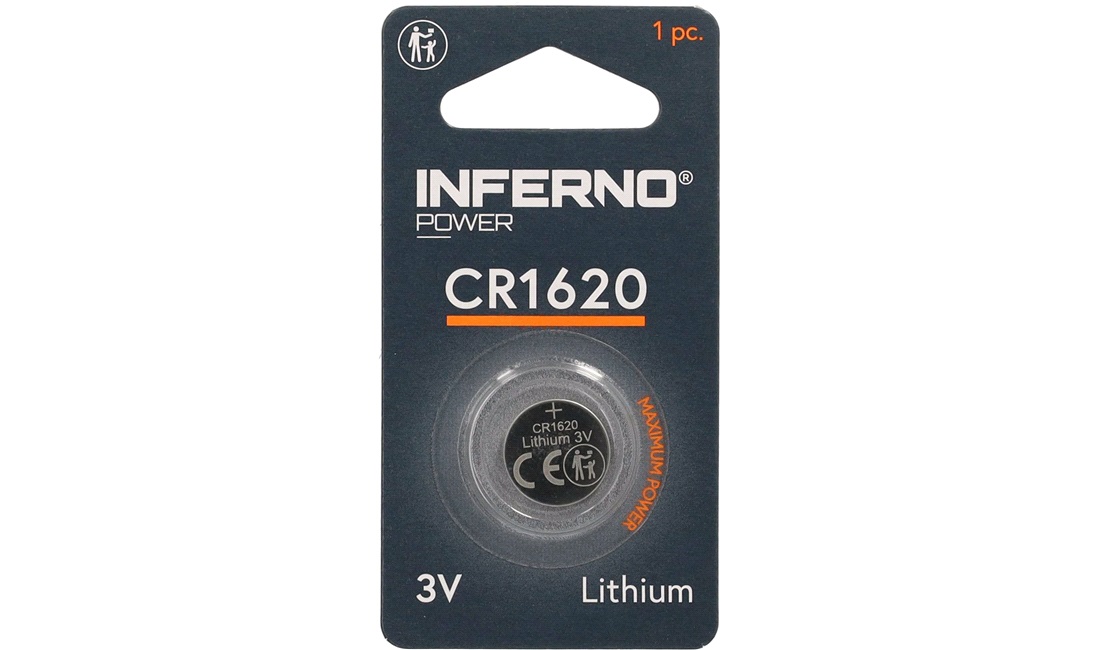  Lithium knapcellebatteri CR1620