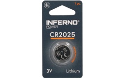 Lithium knapcellebatteri CR2025