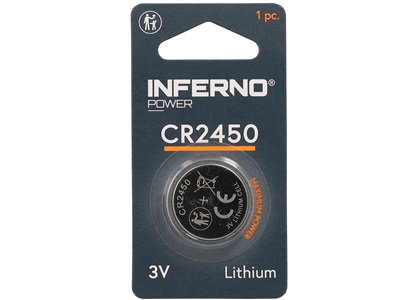 Lithium knapcellebatteri CR2450