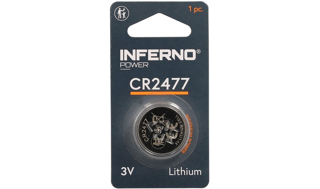  Lithium knapcellebatteri CR2477