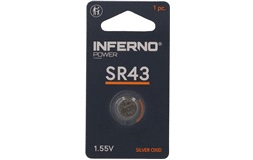 Silveroxid knappcellsbatteri SR43